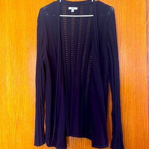 Croft and Barrow black cardigan